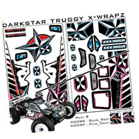 Darkstar' Truggy X-Wrapz - Grey/Pink