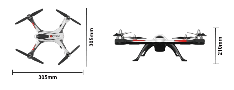 X350 Dimensions