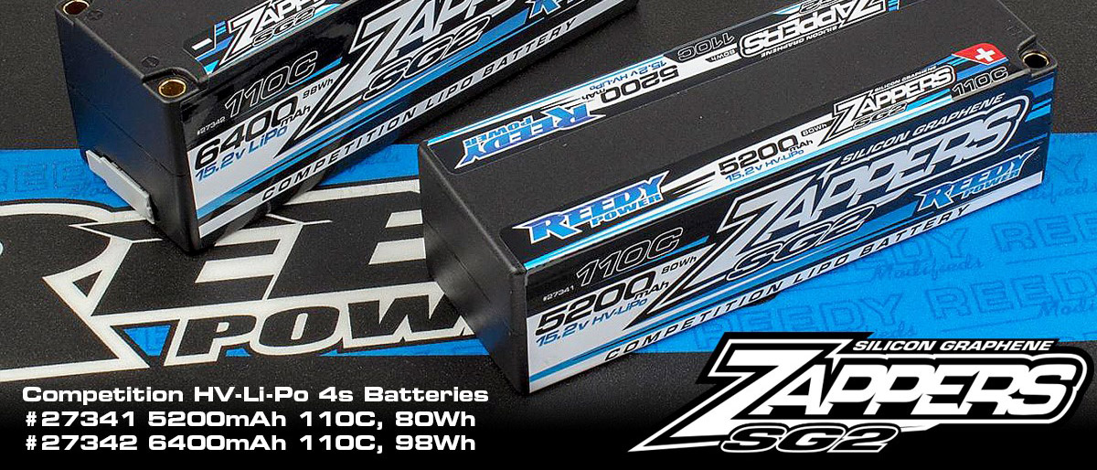REEDY ZAPPERS 'SG2'SHORTY LIPO BATTERY