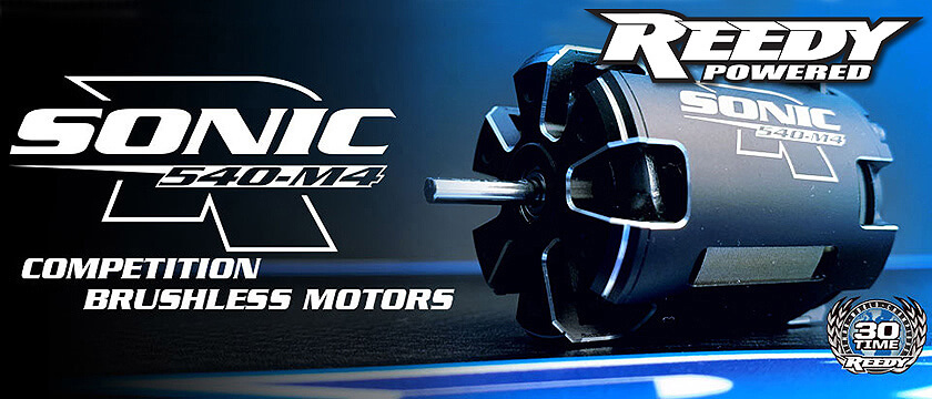 NEW! REEDY SONIC 540 M4 BRUSHLESS MOTORS