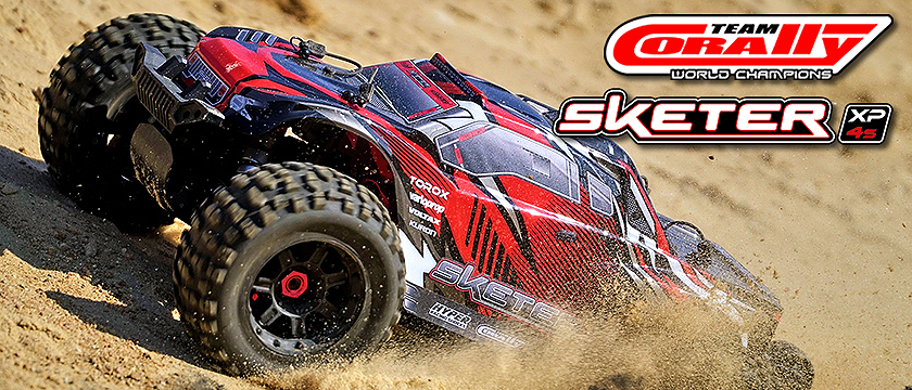 NEW! CORALLY SKETER XP 1/10 MONSTER TRUCK RTR