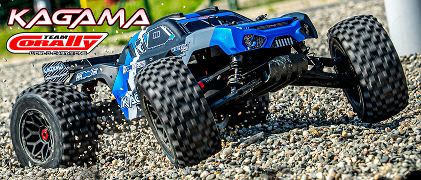 CORALLY KAGAMA XP 6S BRUSHLESS AND ROLLER TRUCKS