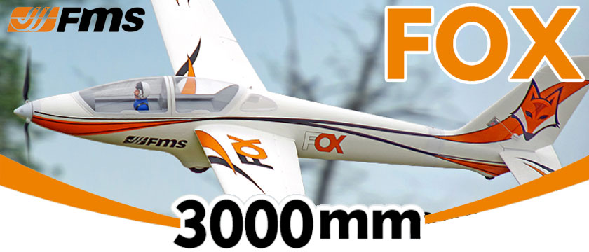 FMS 3000MM FOX GLIDER ARTF