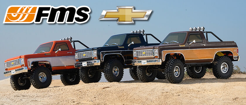 NEW FROM FMS! 1:10 CHEVROLET K5 BLAZER RS