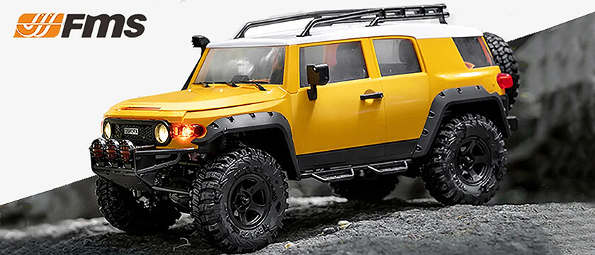 NEW! FMS TOYOTA FJ CRUISER 1/18TH SCALER RTR