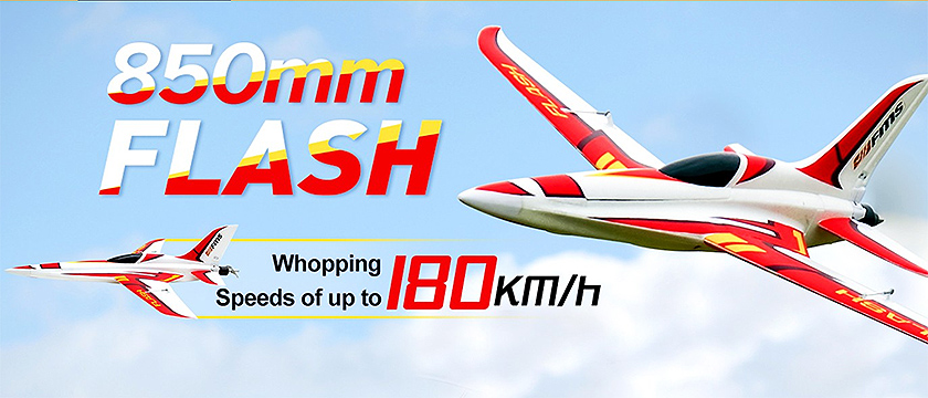 NEW! FMS 850MM FLASH PROP JET ARTF