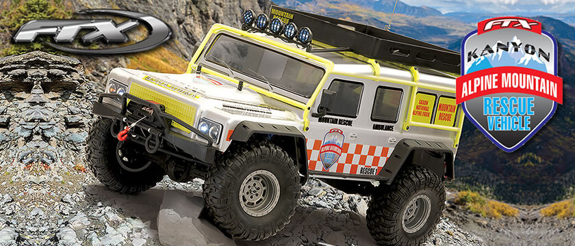 NEW FROM FTX - KANYON 4X4 MOUNTAIN RESCUE XL CRAWLER