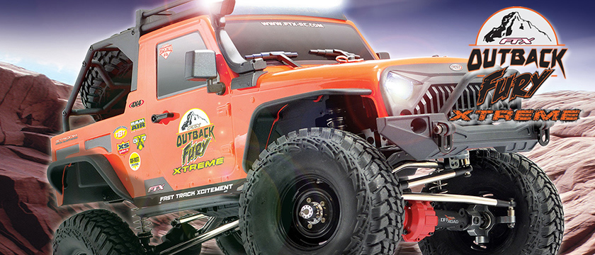 FTX OUTBACK FURY XTREME 4X4 TRAIL CRAWLER ROLLER