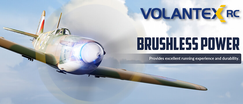 VOLANTEX SPITFIRE MKII 500MM BRUSHLESS WITH GYRO RTF