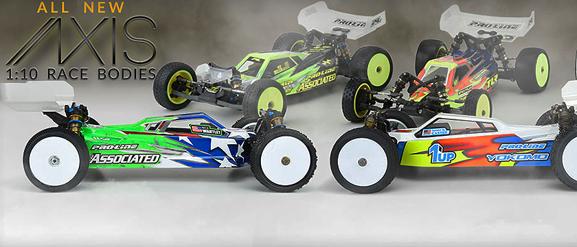 ALL NEW AXIS 1:10 RACING BODIES