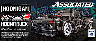 NEW! TEAM ASSOCIATED HOONITRUCK APEX 2 RTR 4WD