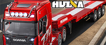 NEW! HUINA 1/24 SCANIA 770S RC TRUCK & TRAILER SET