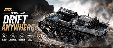 NEW FROM E-ZEE RC - 1/16 RIPSAW HIGH SPEED DRIFT TANKS