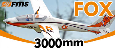FMS 3000MM FOX GLIDER ARTF