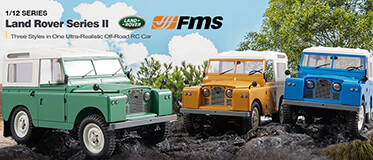 NEW FROM FMS - 1:12 LAND ROVER SERIES II RTR