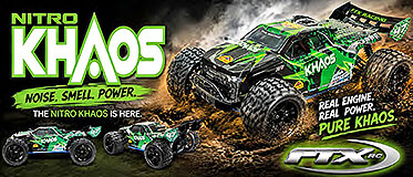 FTX KHAOS 1/10 NITRO 4WD TRUGGY RTR WITH .21 ENGINE
