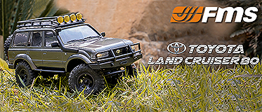 NEW! FMS 1/18 SCALE TOYOTA LAND CRUISER 80 CRAWLER RTR