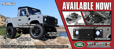 RC4WD GELANDE II WITH LAND ROVER DEFENDER D90 BODY SET