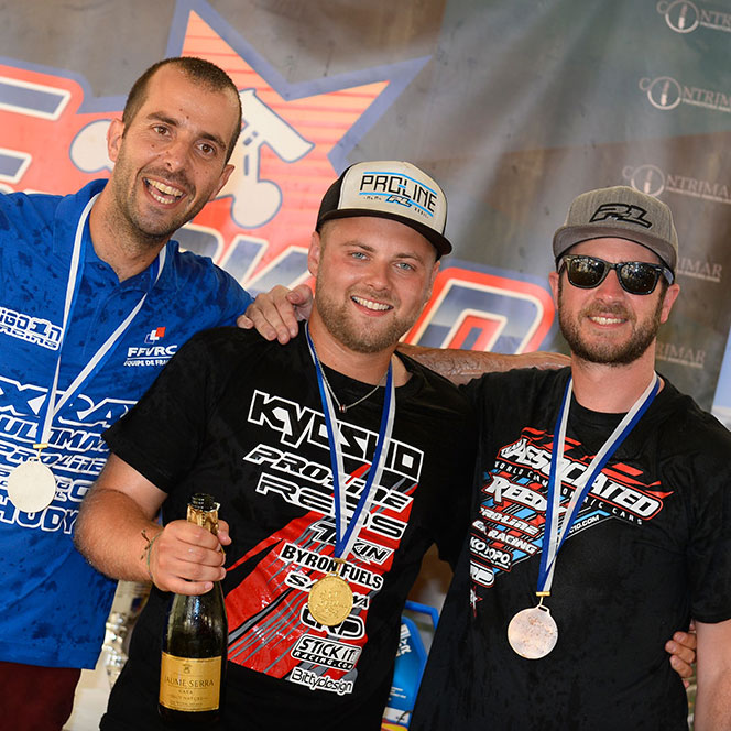 Pro-Line Lock Out the Podium at 1/8th Euros