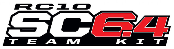 TEAM ASSOCIATED RC10SC6.4 TEAM KIT LOGO