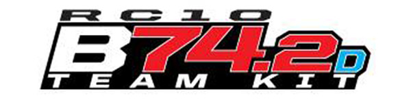 TEAM ASSOCIATED B74.2D CE TEAM KIT LOGO