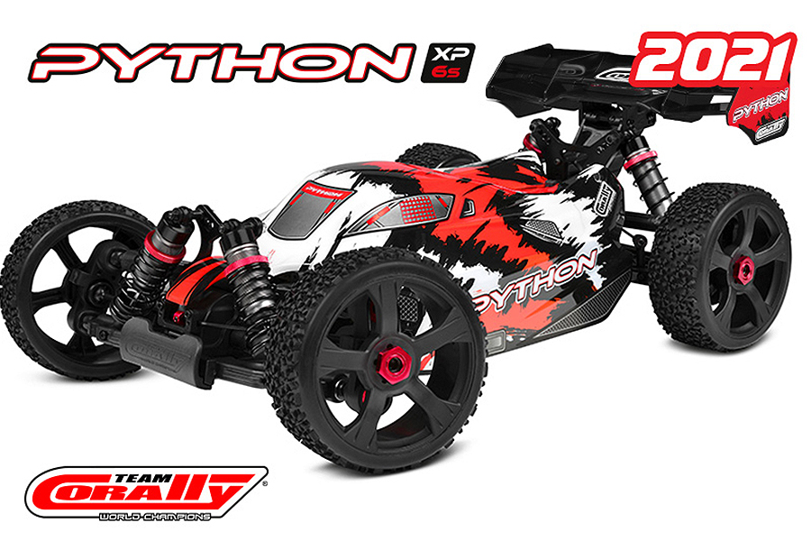 CORALLY PYTHON XP 6S BUGGY 1/8 SWB BRUSHLESS RTR 2021 #C-00182