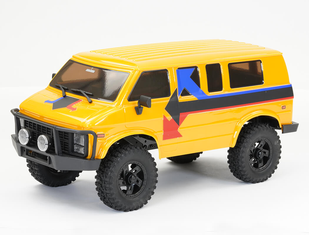 FTX Outback Mini Xp 1:18 Evo Van Trail Rtr Mustard Yellow FTX5483MY