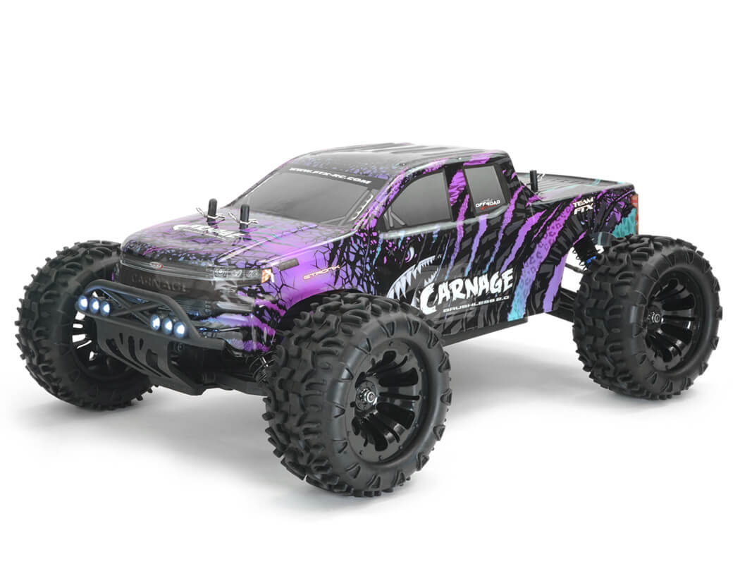 FTX Carnage 2.0 1/10th Brushless Truck 4WD RTR With LiPO Battery & Charger FTX5539