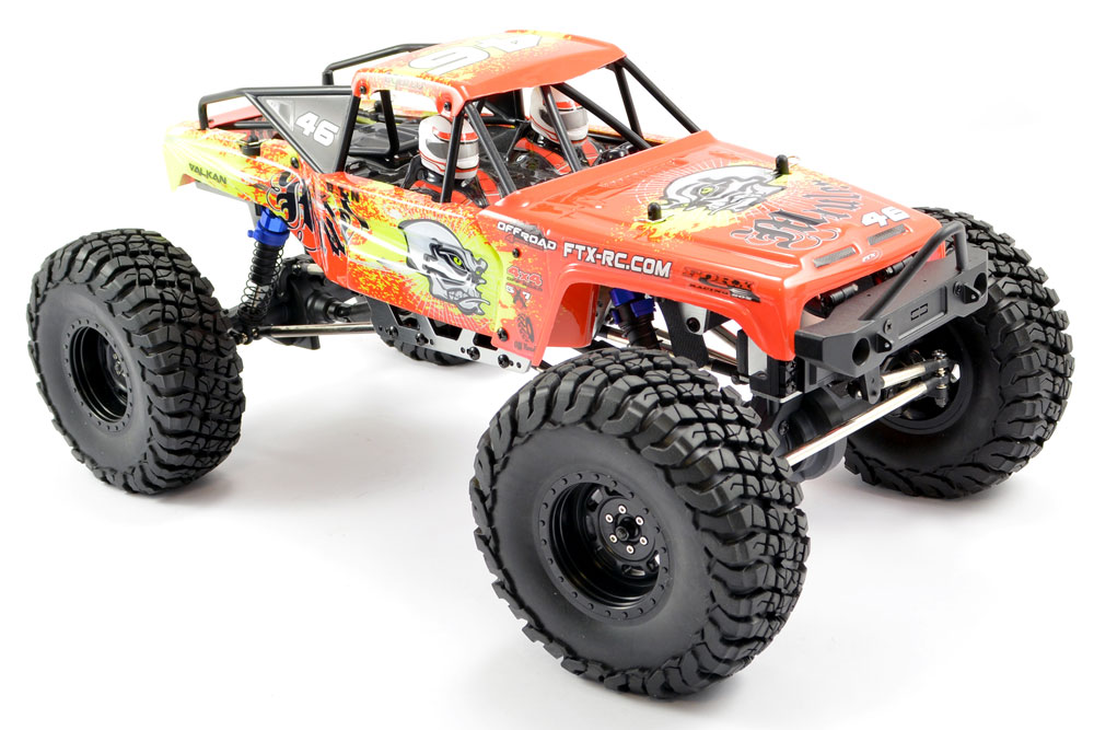 4X4 Rock Crawler Brushed 1:10 Ready To Run RC Car FTX5575Y Yellow FTX Mauler