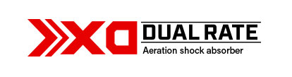 GMADE XD DUAL RATE AERATION SHOCK 103MM (2) LOGO