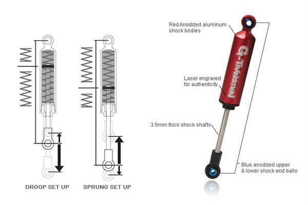 Gmade G-Transition Shock Absorber Detail