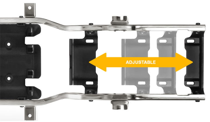 Adjustable Battery Plate