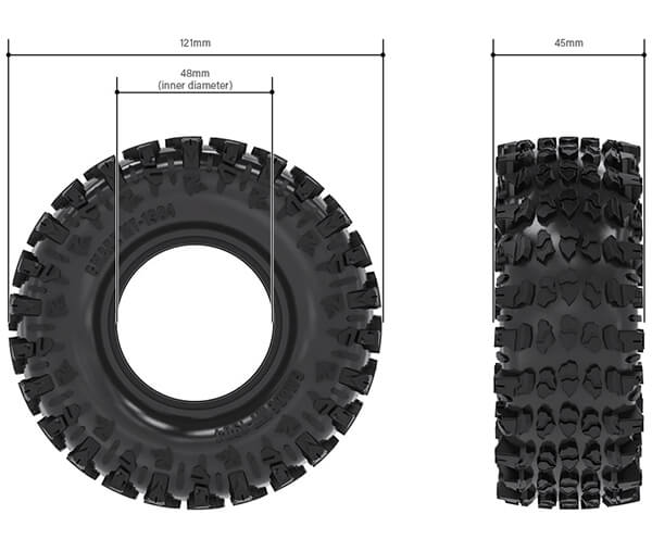 MT1904 Tyre Size