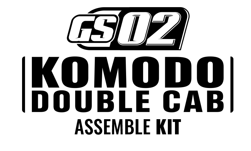 GMADE 1/10 GS02 KOMODO DOUBLE CAB TS KIT LOGO