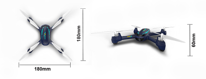 H501S Quadcopter Dimensions