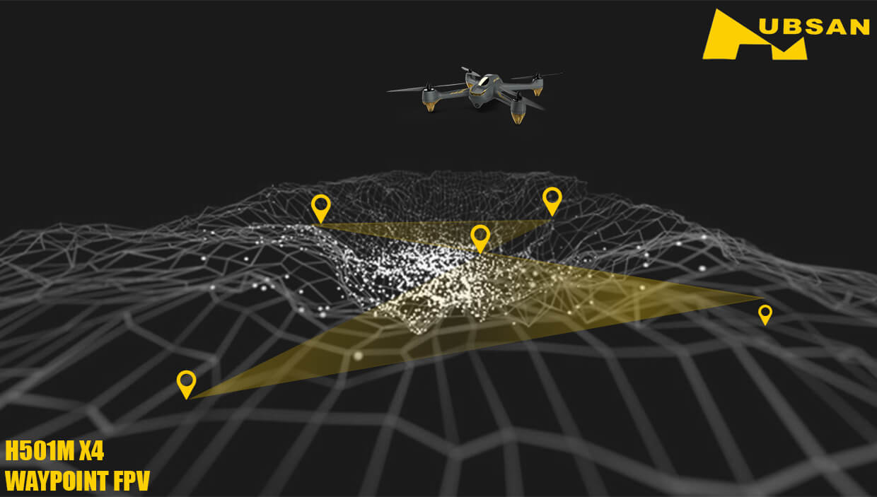 Hubsan H501M Waypoints