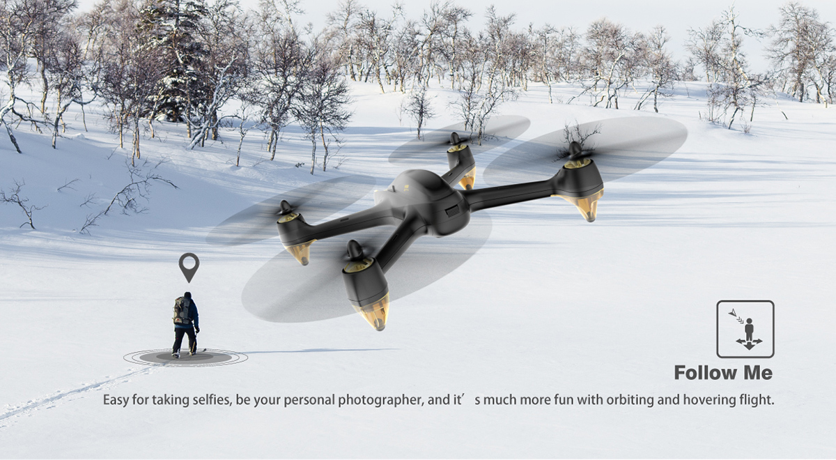 HUBSAN 501S X4 FPV w/GPS 1080P, 1KEY, FOLLOW, ED TX