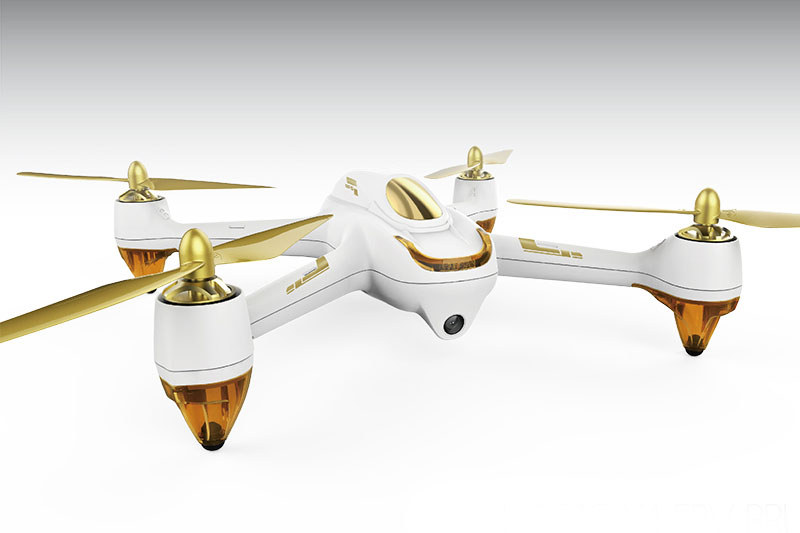 HUBSAN 501S X4 AIR WHITE FPV DRONE W/GPS 1080P, 1KEY, FOLLOW ME