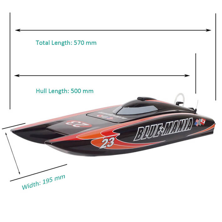 blue mania rc boat