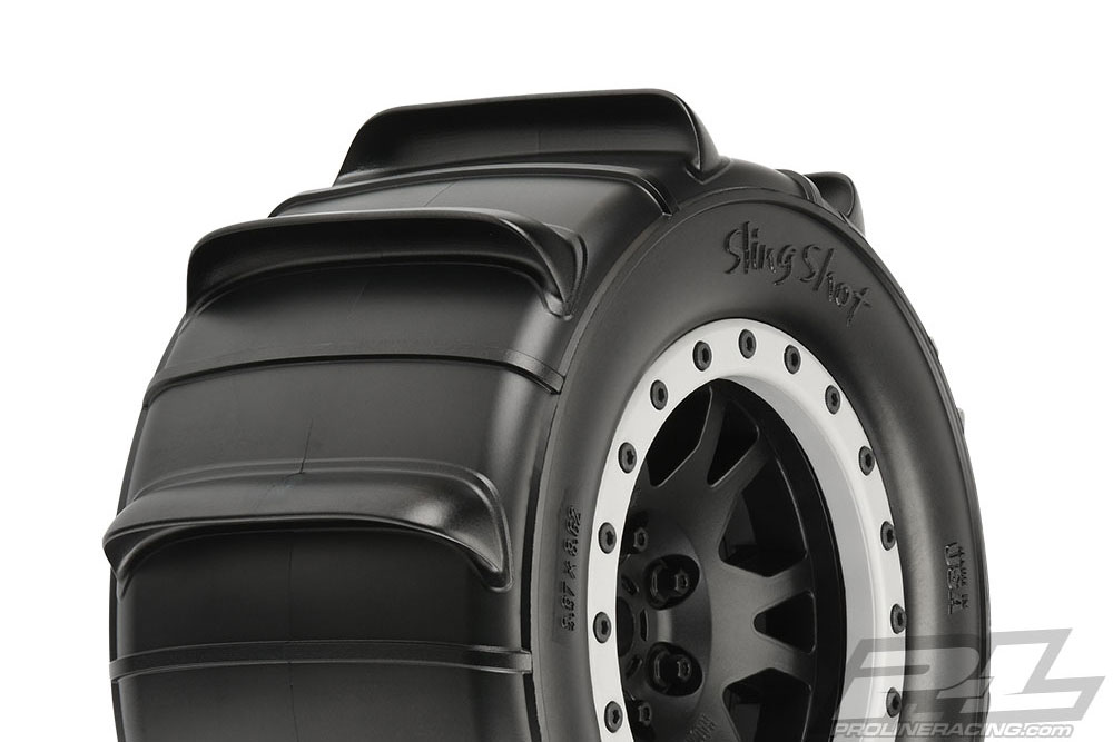 F//R Pro-Line Slingshot 4.3/" Pro-Loc Tyres Mounted For Xmaxx PL10146-13