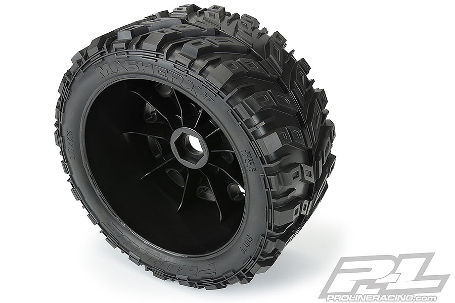 PROLINE MASHER X HP BELTED TYRES MOUNTED FOR XMAXX (F/R) PL1017610