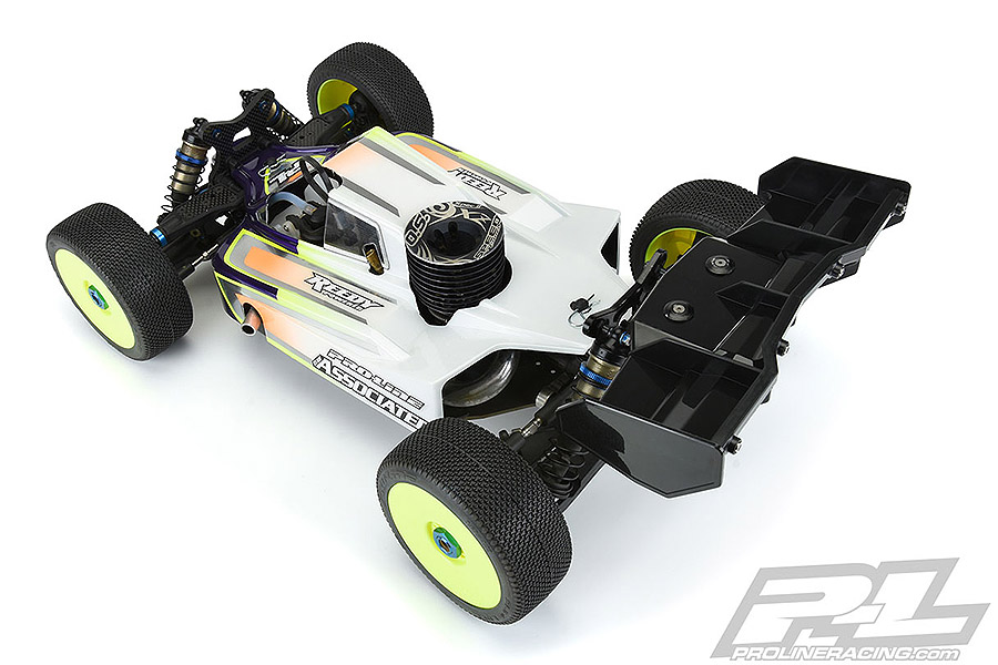 PROLINE AXIS CLEAR BODY FOR AE RC8B3.2/RC8B3.2E (LCG BATT) PL355400