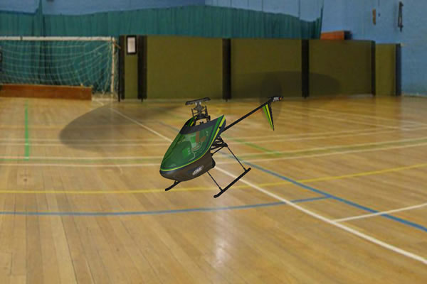setting clearview simulator settings for rc heli