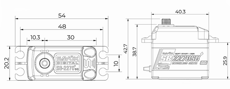 SAV-SB2270SG+ Size