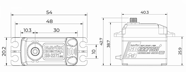 SAV-SB2271SG+ Size