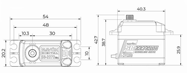 SAV-SB2272MG Size
