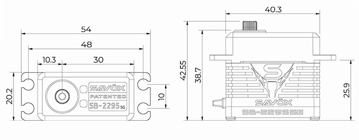 SAV-SB2295SG Size