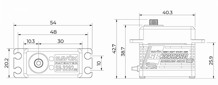 SAV-SB3292SG Size