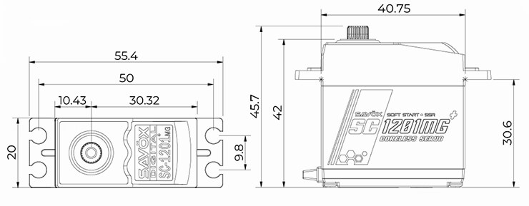 SAV-SC1201MG+ Size