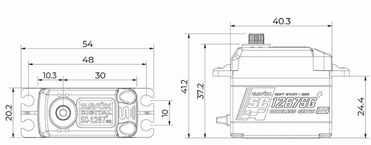 SAV-SC1267SG+ Size